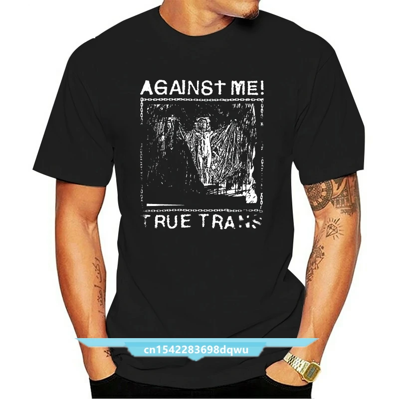 Official Against Me True Trans T-Shirt Rock Band Pop One Heads Shirt Metal(4)