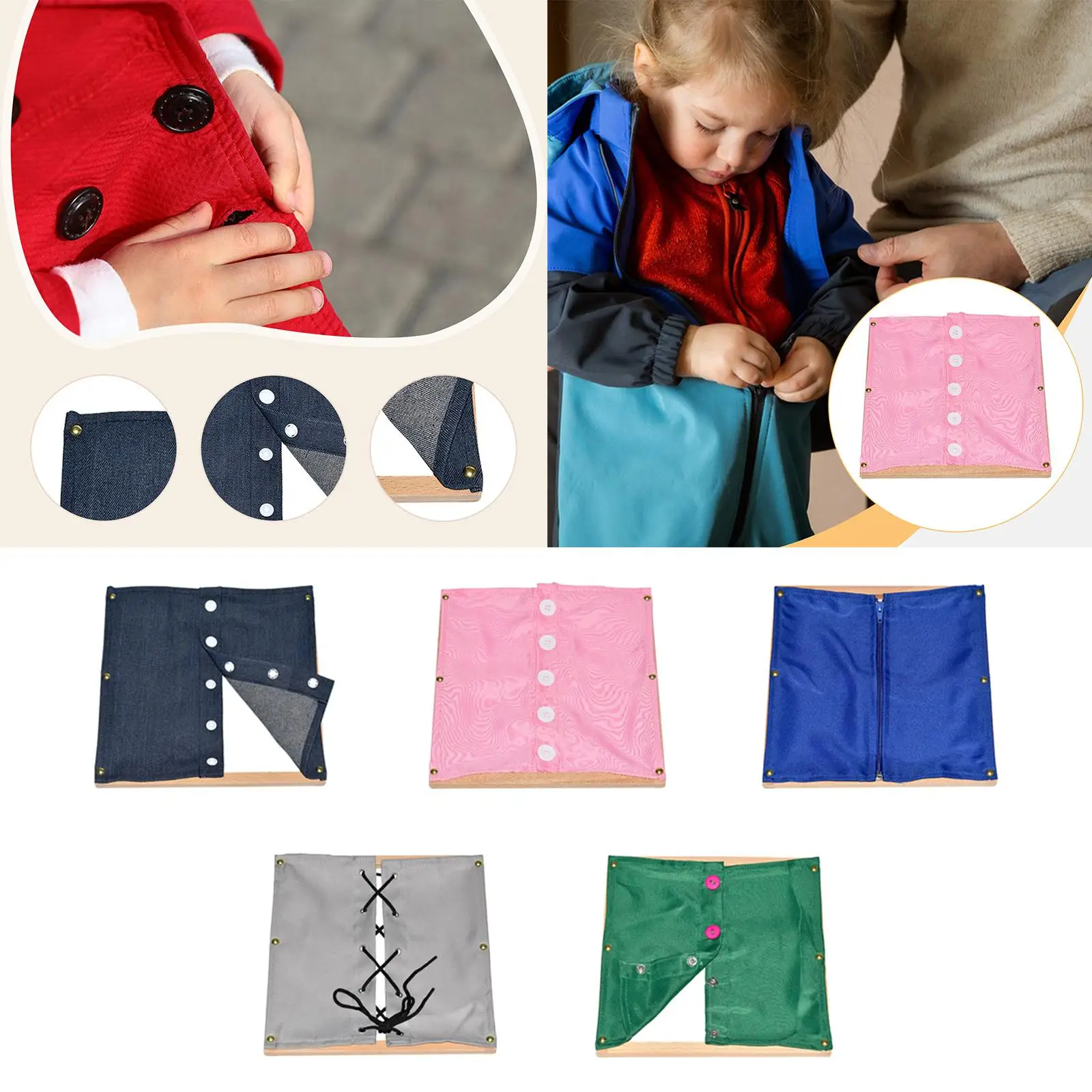 Dressing Frame Equipment Gifts Educational Early Learning Tool Clothing Rack Toy