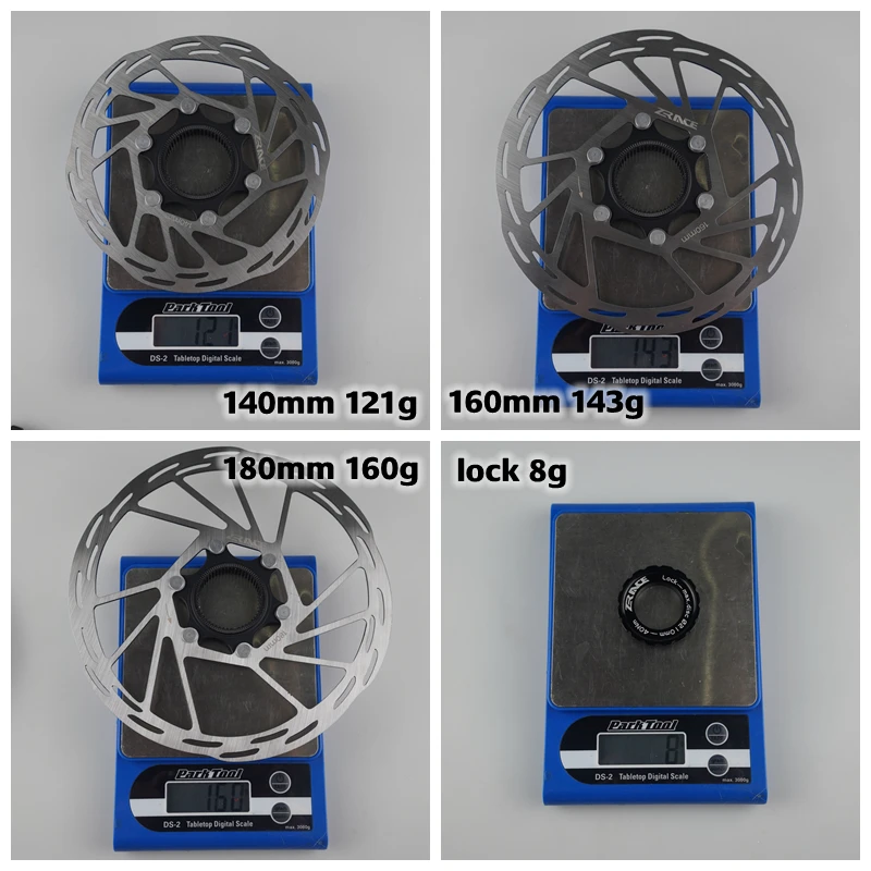 ZRACE Center Lock Disc Rotor Fahrradbremsscheibe Starke Wärmeableitung schwimmender Rotor 140 mm 160 mm 180 mm MTB/Straßen-Scheibenbremse