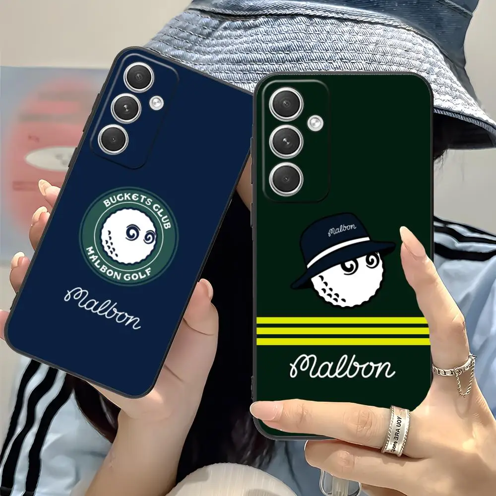 حافظة هاتف فاخرة D-Malbons-S لهاتف سامسونج جالاكسي S25 S24 S23 S22 S21 S20 نوت 20 Plus FE غطاء حماية فاخر فائق اللون