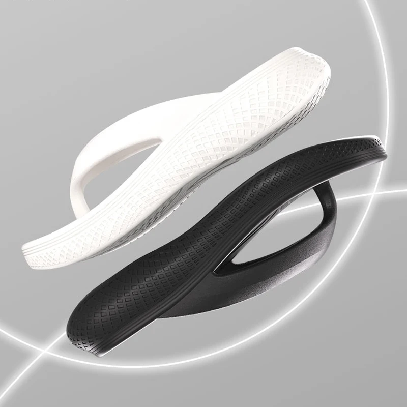 Lässige Flip-Flops für Herren, modische Strandschuhe für Herren, Sommer, rutschfeste, flache Slides, bequeme Hausschuhe für Herren, Hausschuhe für den Innenbereich – Detail 2