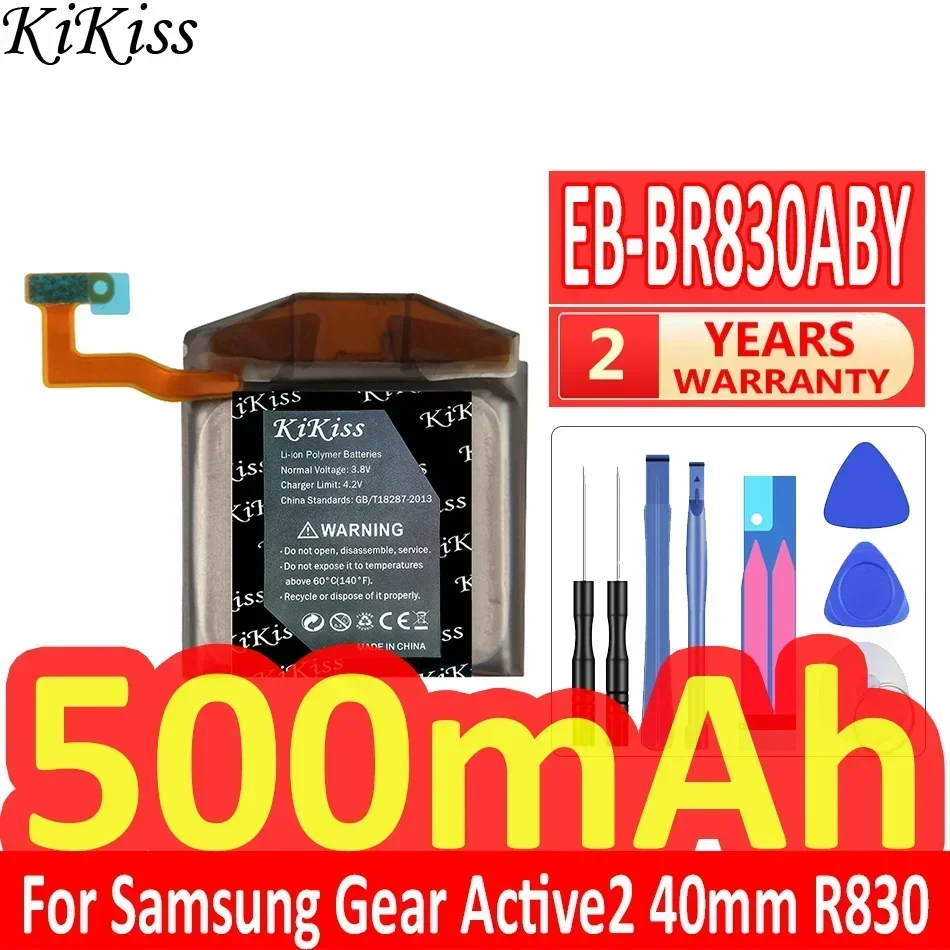 

KiKiss Battery 500mAh for Samsung Watch Active2 Active 2 40mm SM-R830 SM-R835 EB-BR830ABY