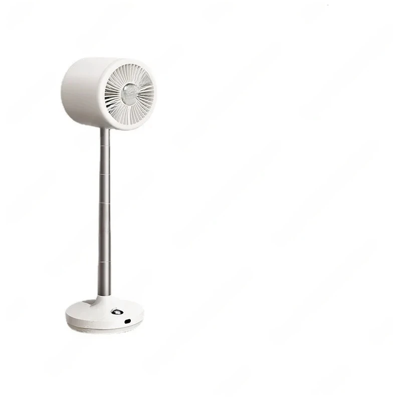 F188 nova circulação doméstica pequena vertical telescópica agitando ventilador de chão de controle remoto de mesa com luz