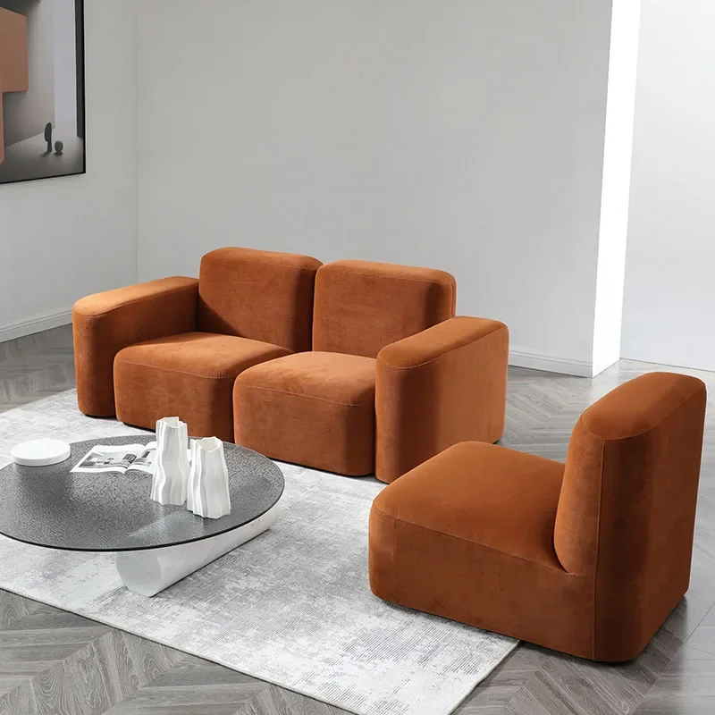 m for Small apartment living room Italian module sofa modern medieval  creative model room light luxury m