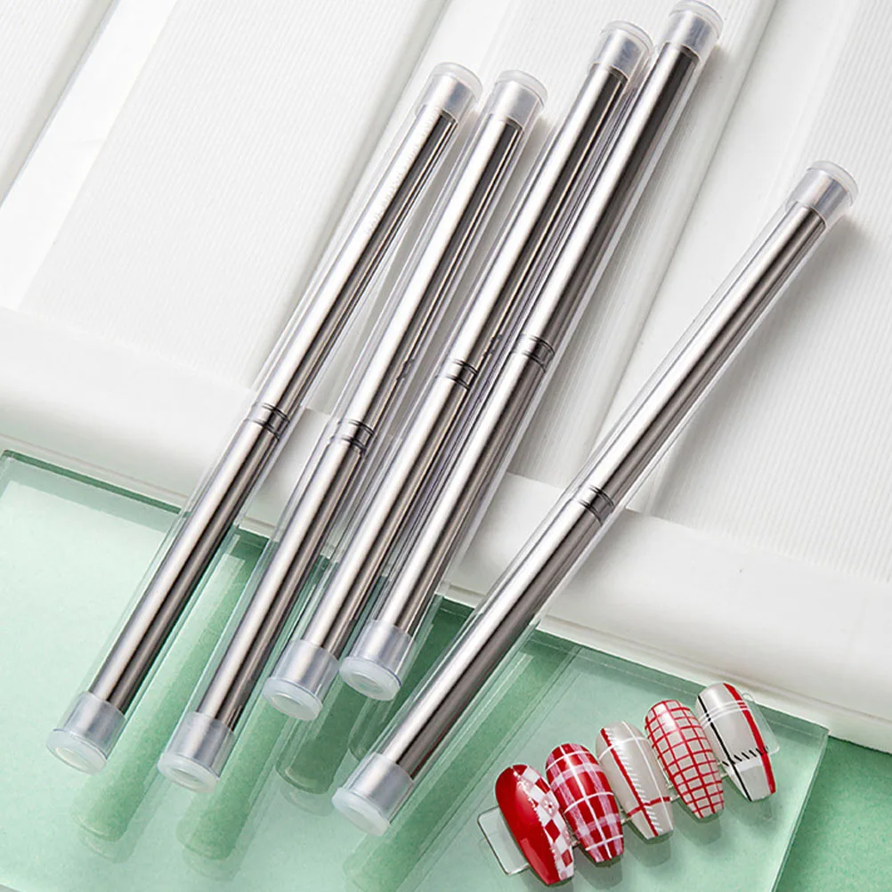 

Nail Art Brush Professional Pen Light Comfortable Easy Hold for Manicure Nail Design DIY Salon Painting Tool Supplies