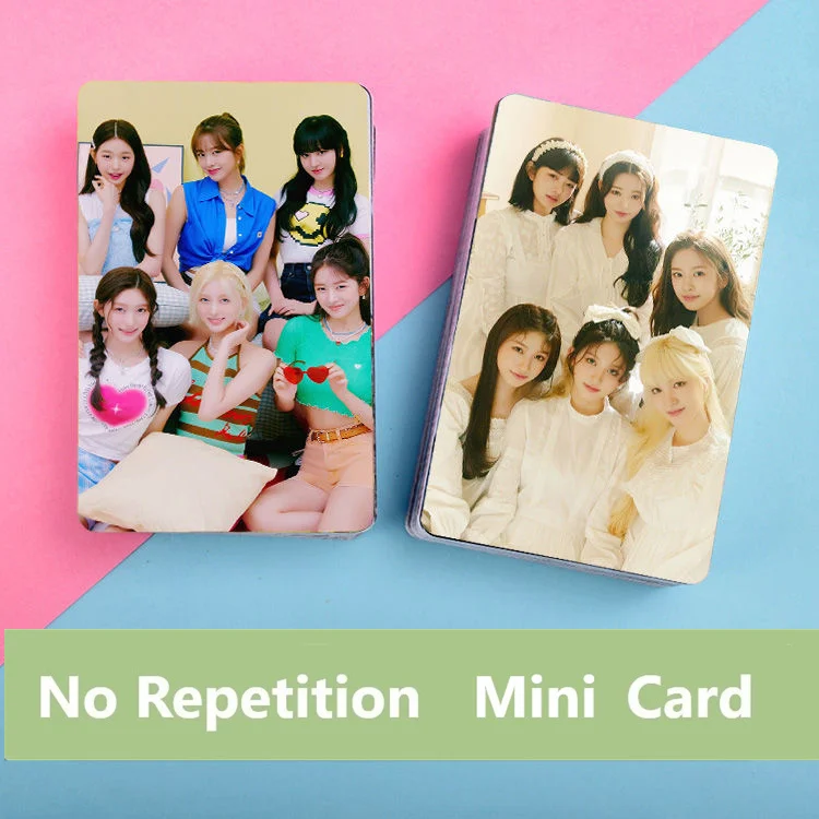 

Series3 IVE Yujin Gaeul Wonyoung LIZ Rei Leeseo Group Mini Card Wallet Lomo Card With Photo Album