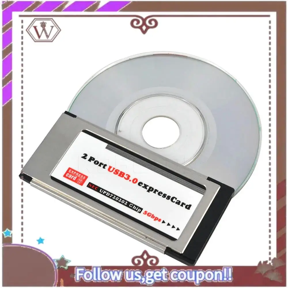 Новейший адаптер PCI Express на USB 3.0 с двумя портами PCI-E, преобразователь карты Express для ноутбука