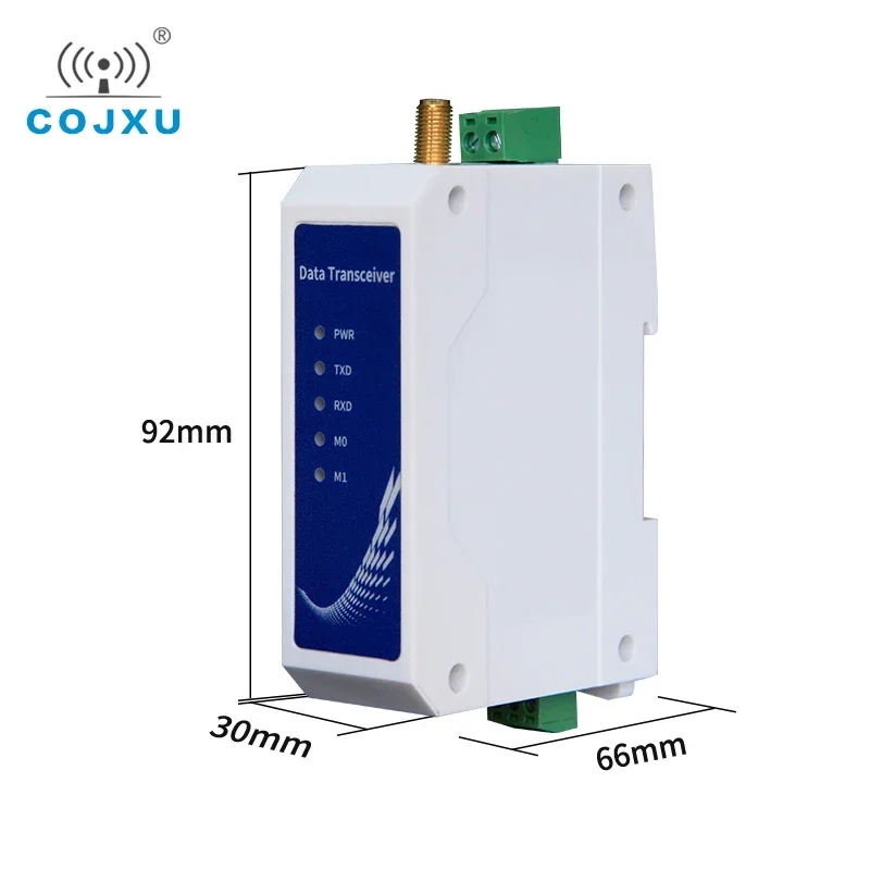 E95-DTU(400SL30-232) SX1268 410.125-493.125MHz 30dBm 10km Range 12V 24V RS232 Modbus Din Rail 433Mhz LoRa Modem