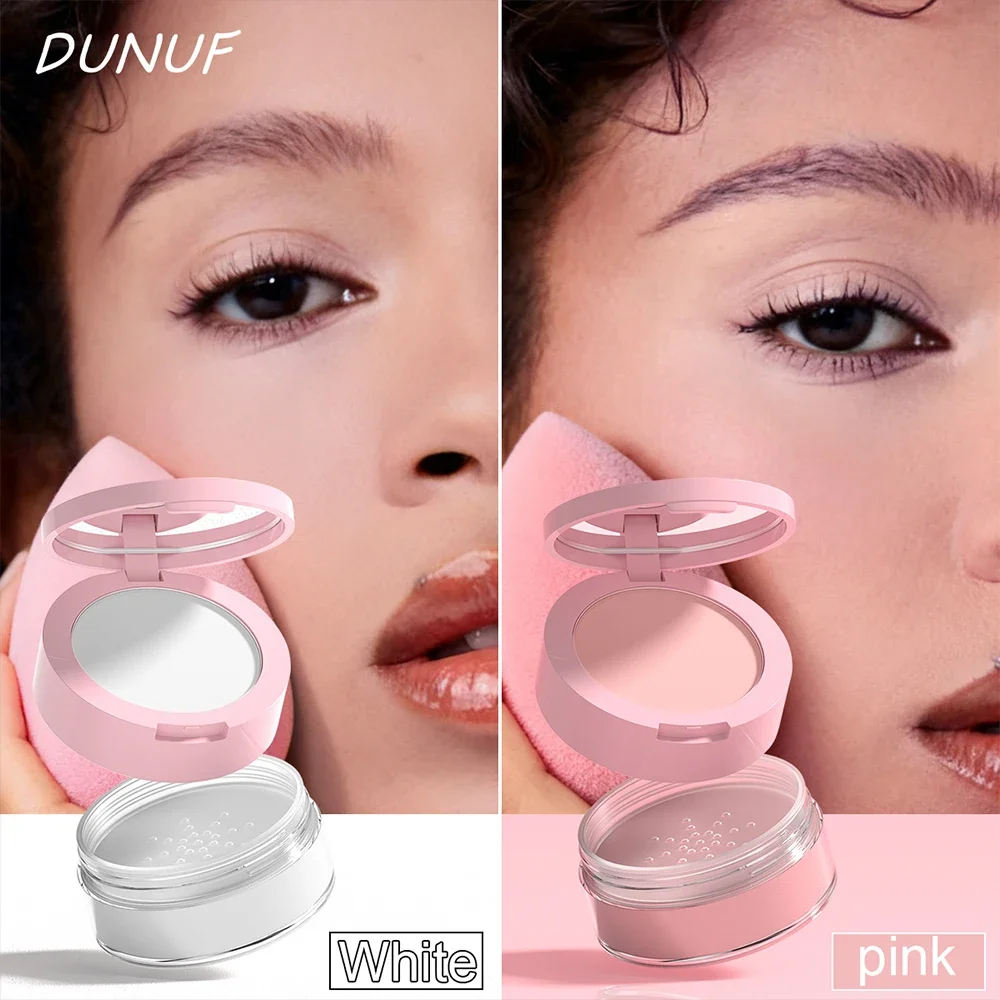 マット仕上げ 2in1 プレスドセッティングパウダー オイルコントロール 防水 毛穴隠し スムースフェイス＆アンダーアイセッティングパウダー
