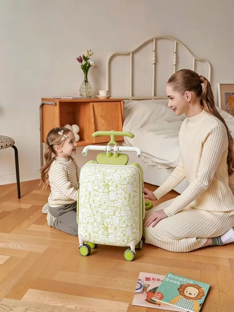 

**Children's Ride-on Suitcase for Boys and Girls – Baby Riding Luggage, Carry-on Trolley Case, Travel Must-Have**