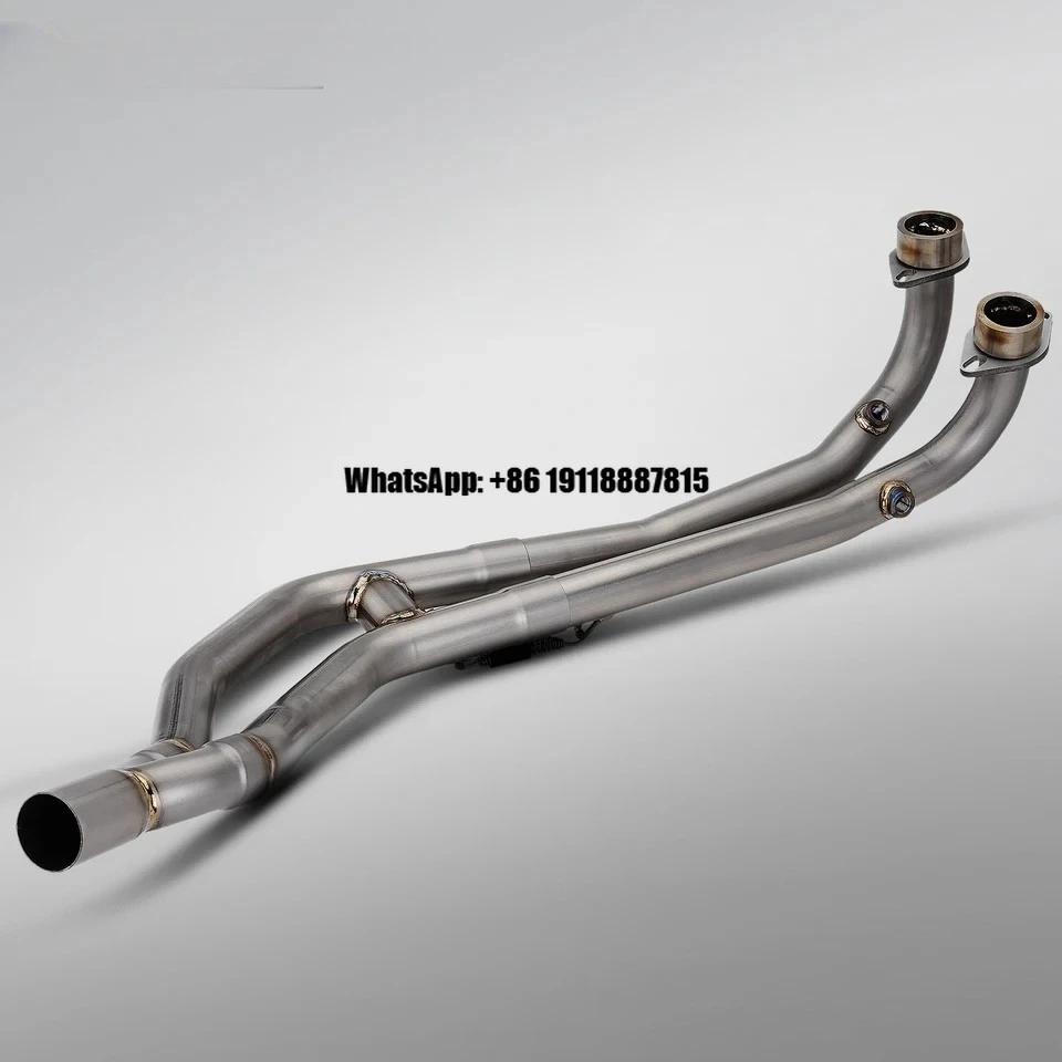 

Second Generation AK550 NlkHanm Full Titanium Alloy Motorcycle Exhaust System Retrofit/Upgrade New Condition Front Section