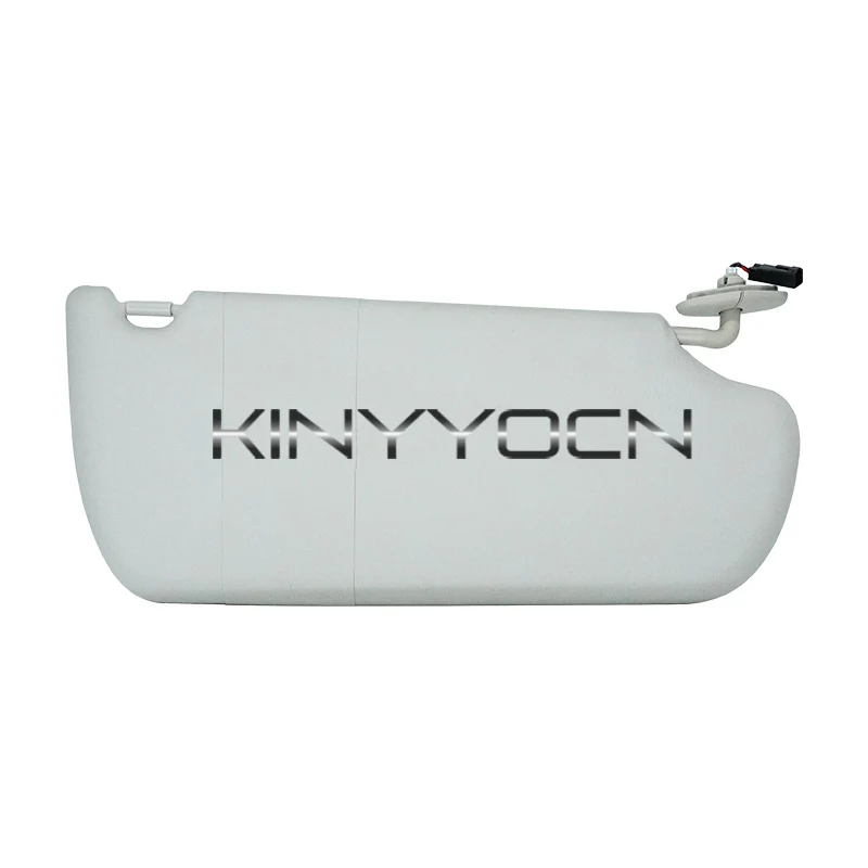 حاجب من الشمس للسيارة باللون الرمادي لـ FAW Besturn X80 2017 2018 حاجب شمس جانبي مع مرآة مع ضوء #5