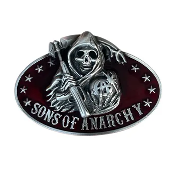 Fivela de cinto foice Reaper estilo ocidental