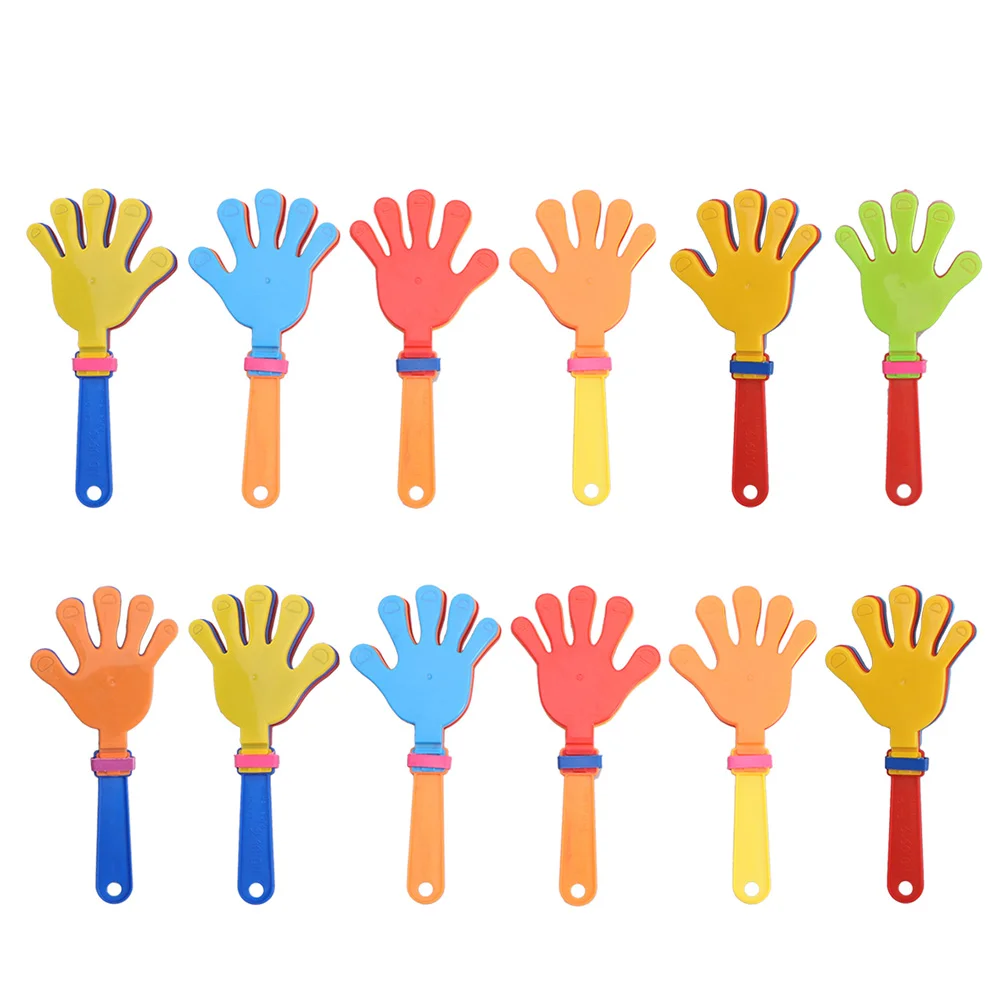 

12 PCS Plastic Palm Clap Kids Toys Hand Clapper Party Accessories Applause Maker Abs Funny Child Creative