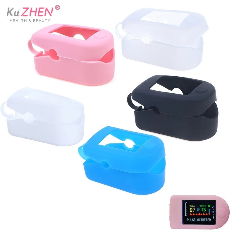 1PC Silicone Storage Bag Finger Clip Oximeter Protective Case Medical Oximeter Protective Holder Finger Pulse Protective Bracket