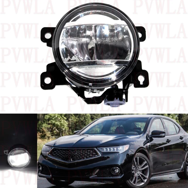 

Left Side Front Bumper Fog Lights Lamp With LED Bulbs 33900-TEY-Y01 For Acura TLX 2018 2019 2020