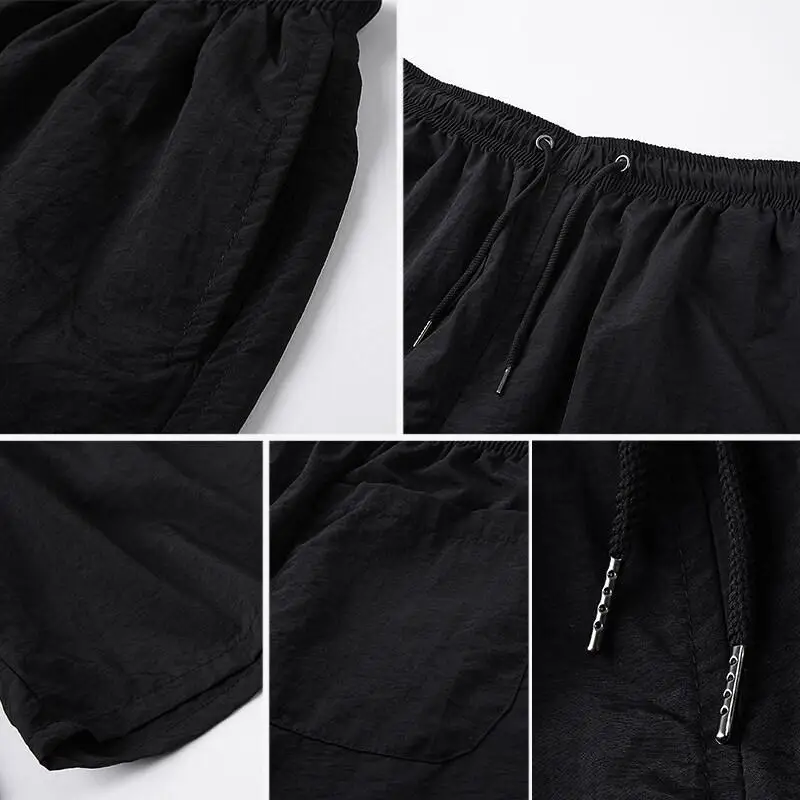 M-XXXXXL Plus Unisex Colorful Beach Shorts - Quick Dry Swim Trunks with Elastic Waist Summer Casual Board Shorts for Men & Women