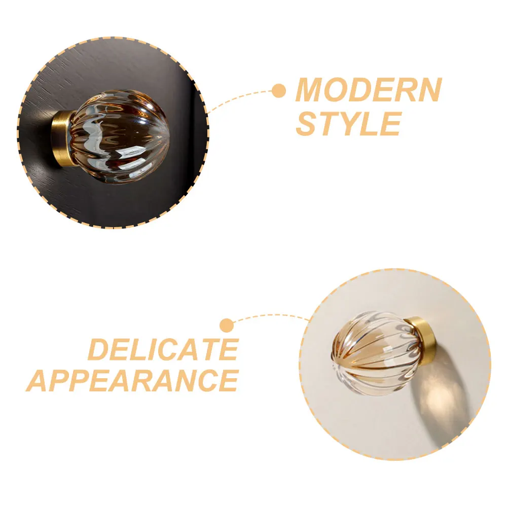 

Brass Crystal Handles 8063 Single Hole Vintage Dresser Knobs for Wardrobes Cupboards Modern Style Metal Cabinet Hardware