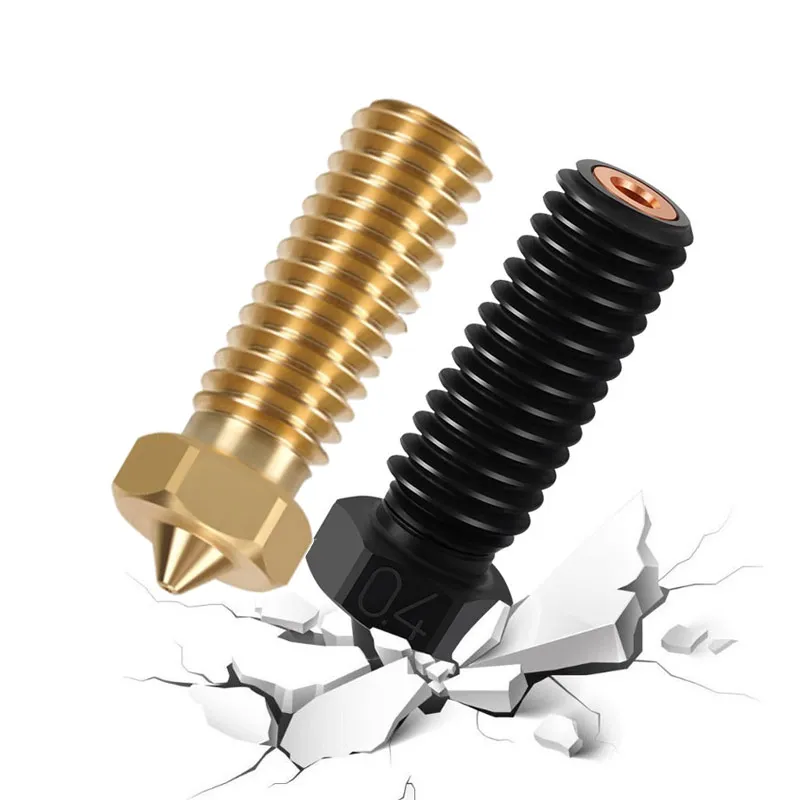 

Закаленная сталь, латунь, три отверстия, насадка CHT для аксессуаров для 3D-принтеров E3D Volcano