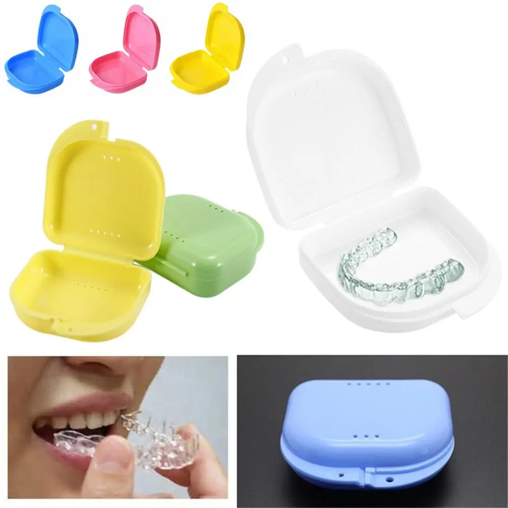 Nuevo Bandeja de suministros para electrodomésticos dentales, estuche para soportes para el cuidado de la salud, contenedor protector bucal, caja de almacenamiento para dentadura, higiene bucal
