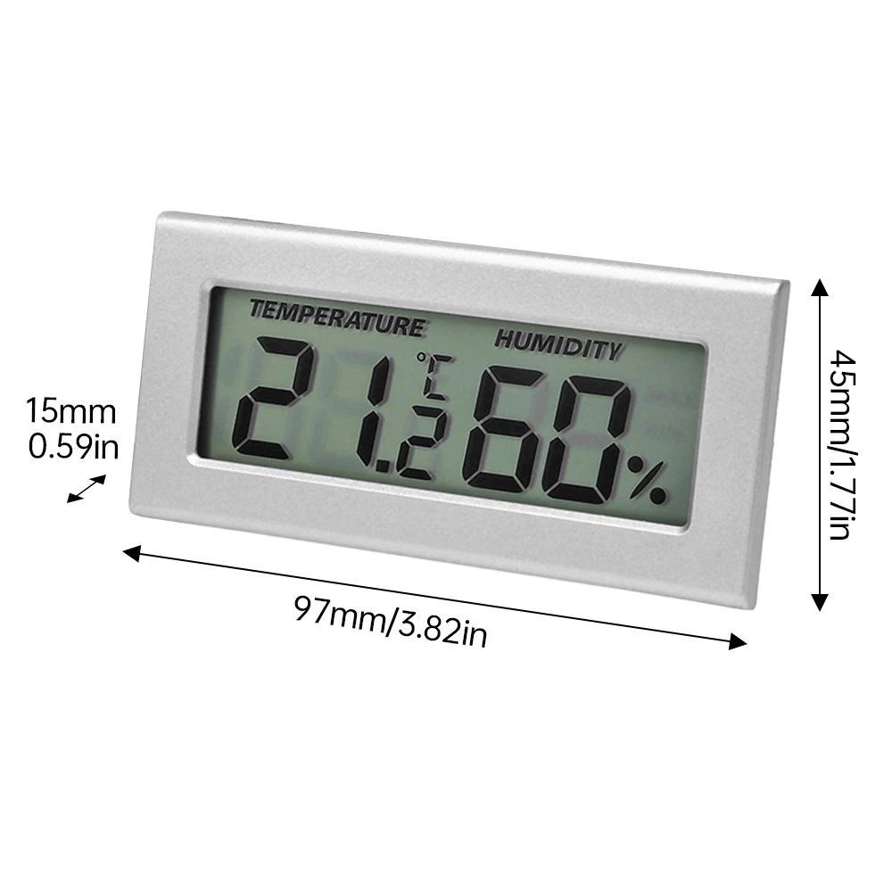 Mini LCD Digital Thermometer Hygrometer Temperature Indoor Convenient Temperature Sensor Humidity Meter Gauge Instruments