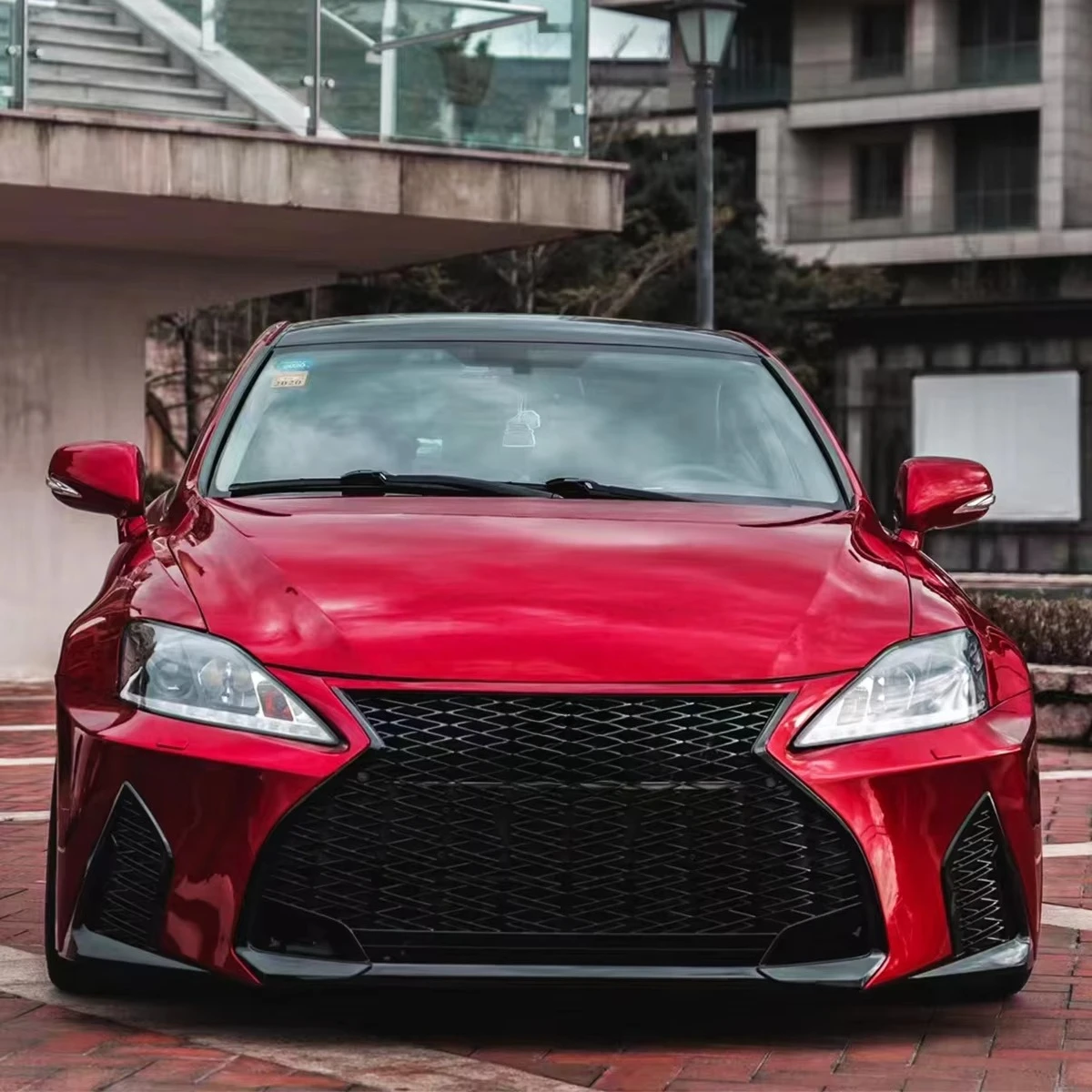 

hot selling. Modification Car Parts for Lexus IS250 IS300 IS350 2006-2012 Upgrade to 2021 Body Kit Front Bumper with Grille