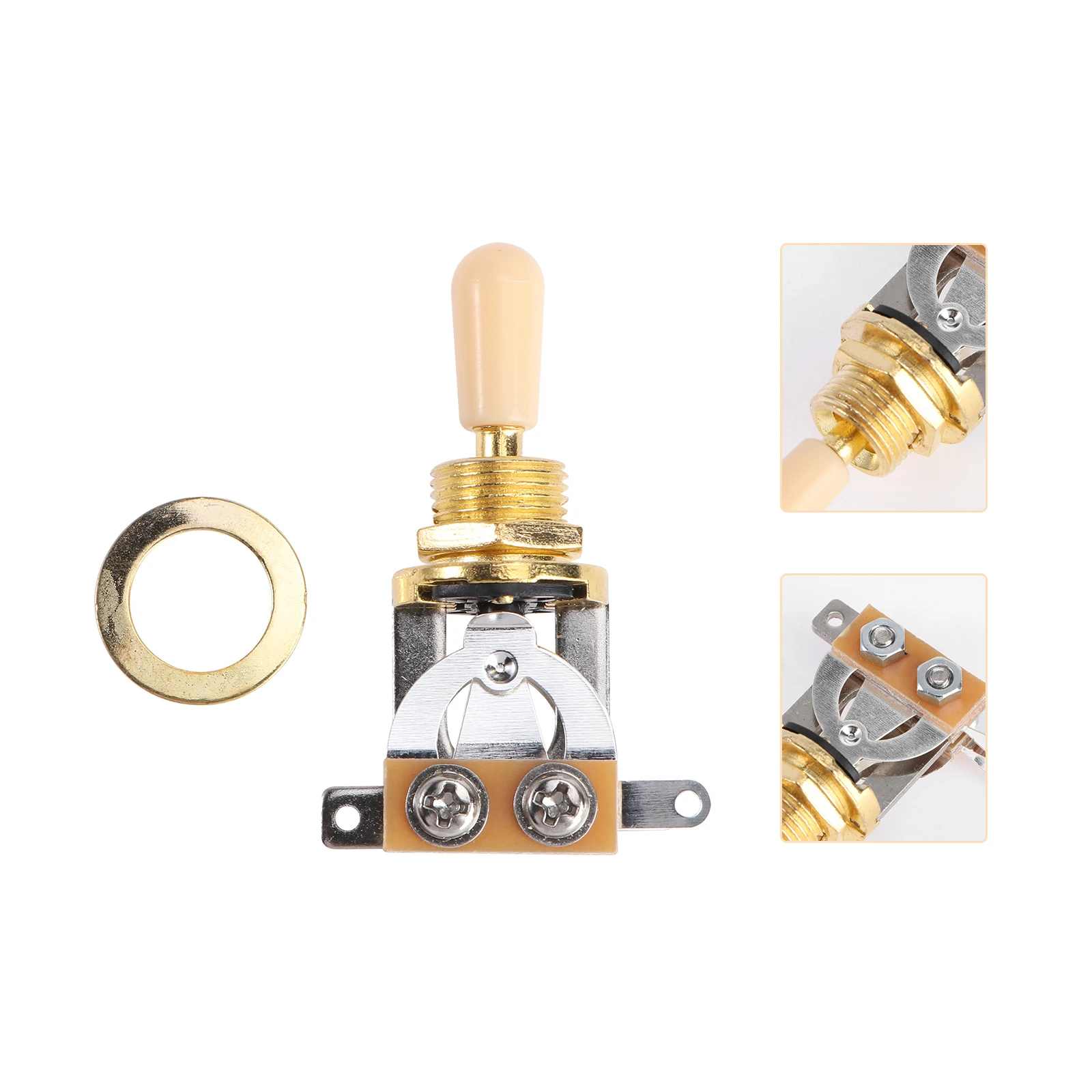 

1Pc 3-Level Sound Pickup For -Type Guitar 3 Control Button High-Performance Pickup System