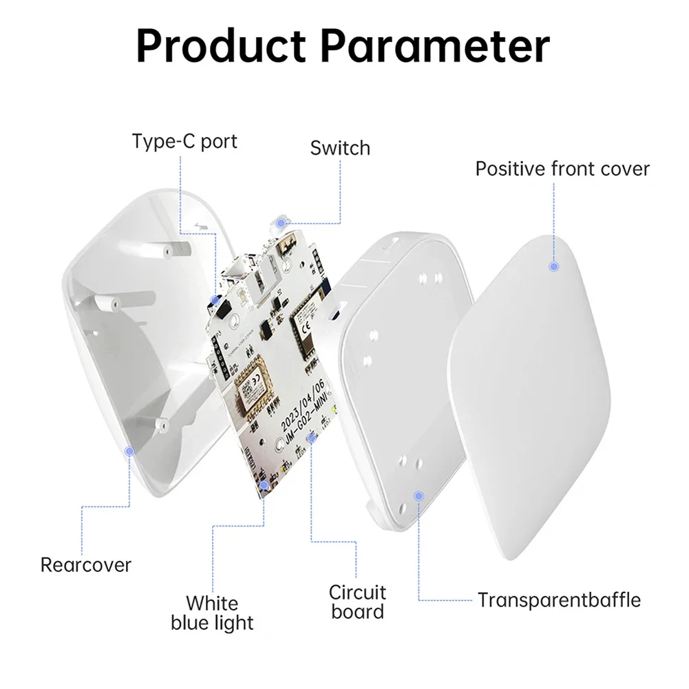 Dual Connectivity Home Hub for Tuya For Zigbee and Compatible Devices Easy No Cable Installation and App Control