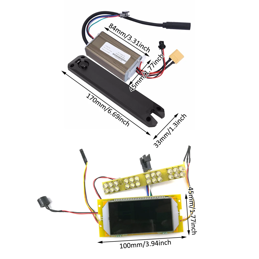 Electric Scooter Display Screen + 36V Motherboard Controller Driver Skateboard Replacement Accessories for KUGOO ETWOW S1 S2 S3