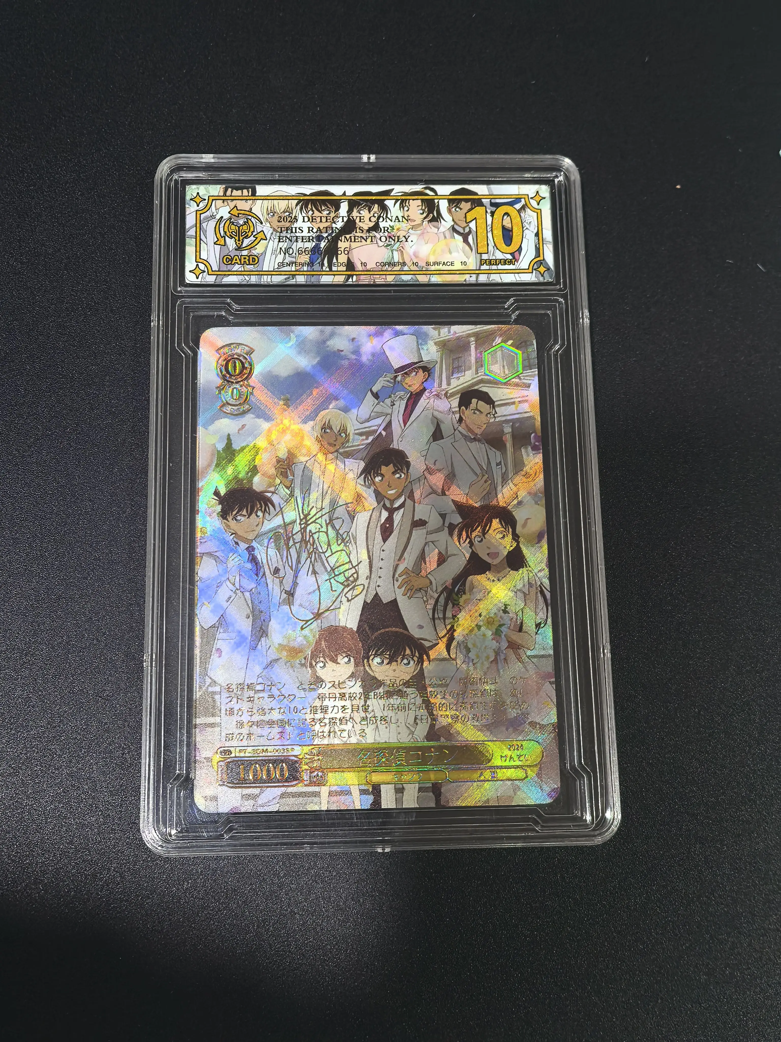 

Weiss Schwarz Diy Detective Conan Self Control Collect Signature Trading Flash Card Anime Cartoon Gift