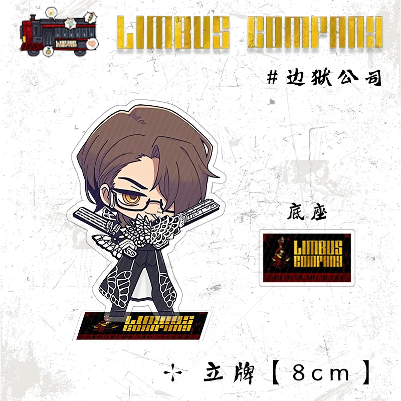 Limbus Company Anime keychain women acrylic key chain man funny key ring Pendant Ornament Accessories friend gift