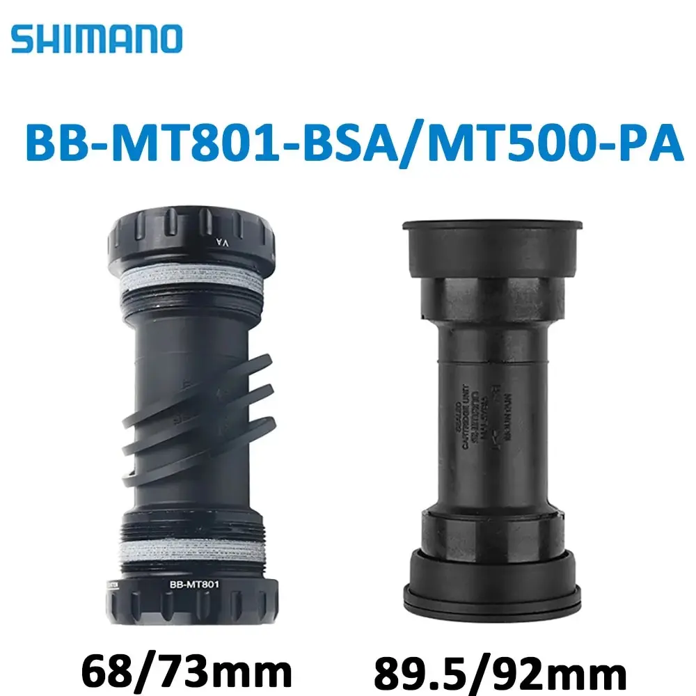 Shimano MTB Bottom Bracket MT801 BSA MT500-PA Press Fit Mountain Bike Central Movement Bicycle Bottom Holder