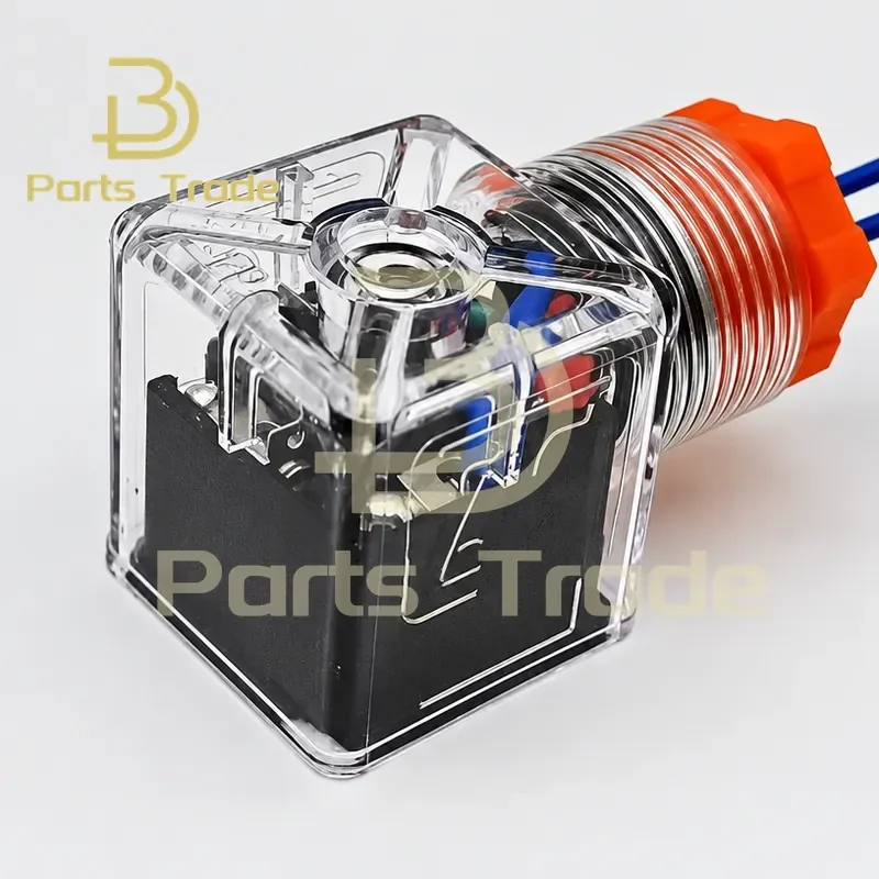 10PCS Solenoid Valve Coil Plug Junction Box Lamp Holder for QY ZF DC24V AC220V 0-48V 250V 380V