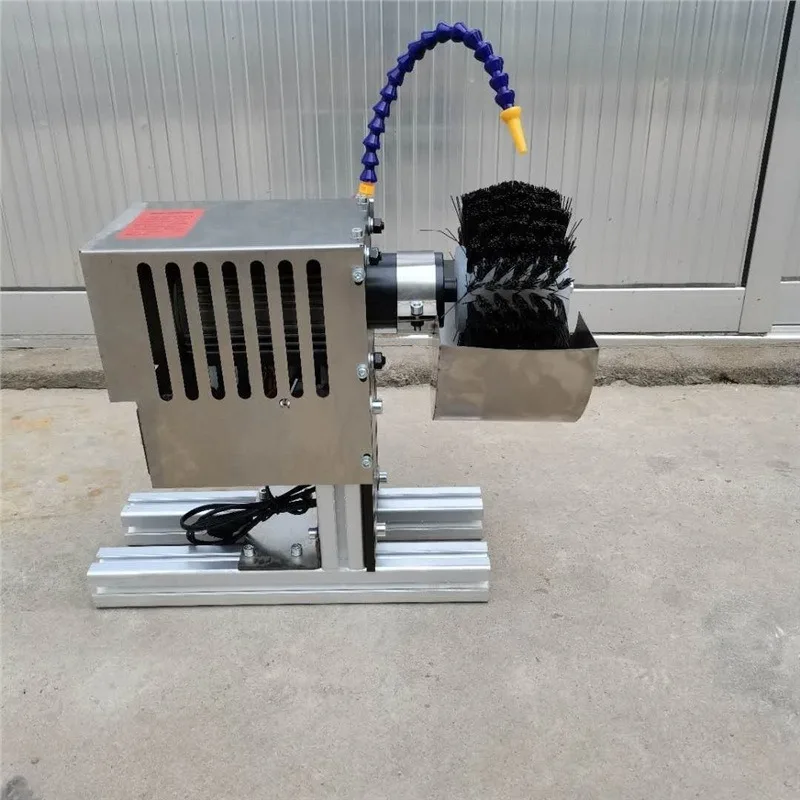 

Hollow glass automatic sealing line belt cleaner, gluer conveyor belt cleaning artifact