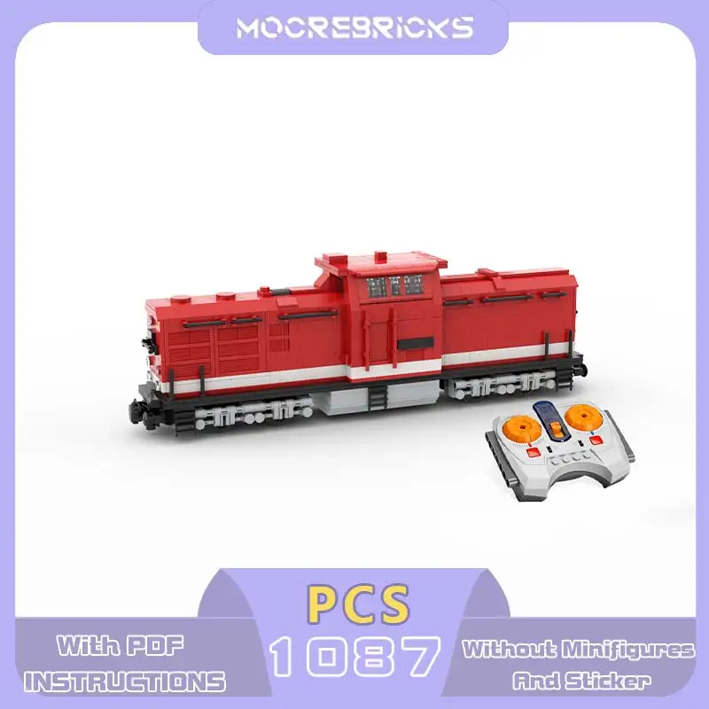 

MOC City Railway RC - BR 110 Diesel locomotive Building Blocks Assembly Model Bricks Toys Children's Puzzle Gifts