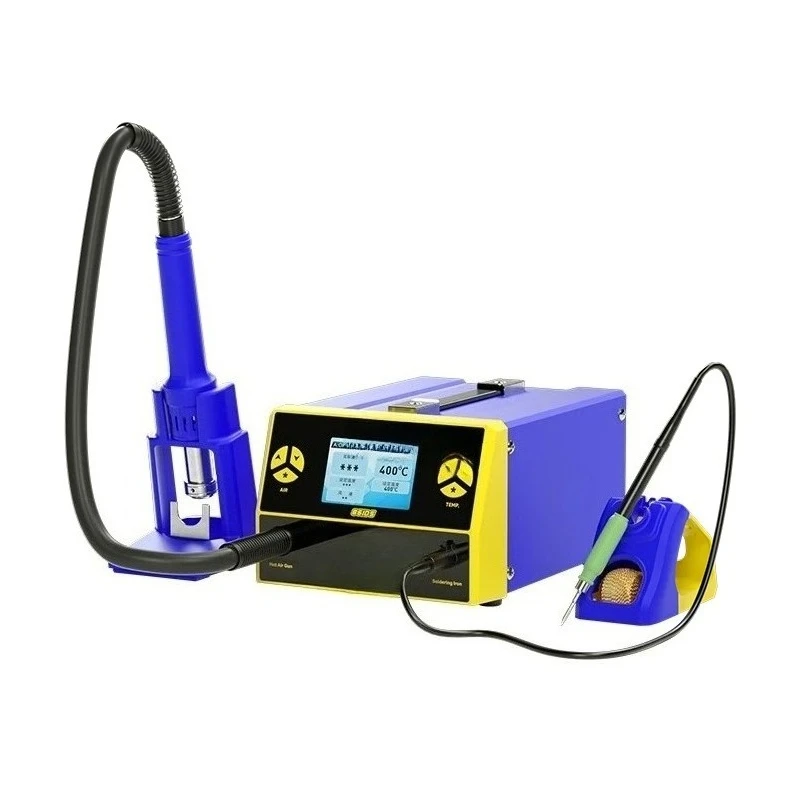 861DS 2in1 Welding Stand 1000W Heat Gun and 50W 210 Soldering Iron for BGA Rework Station Mobile Phone Repair Welding