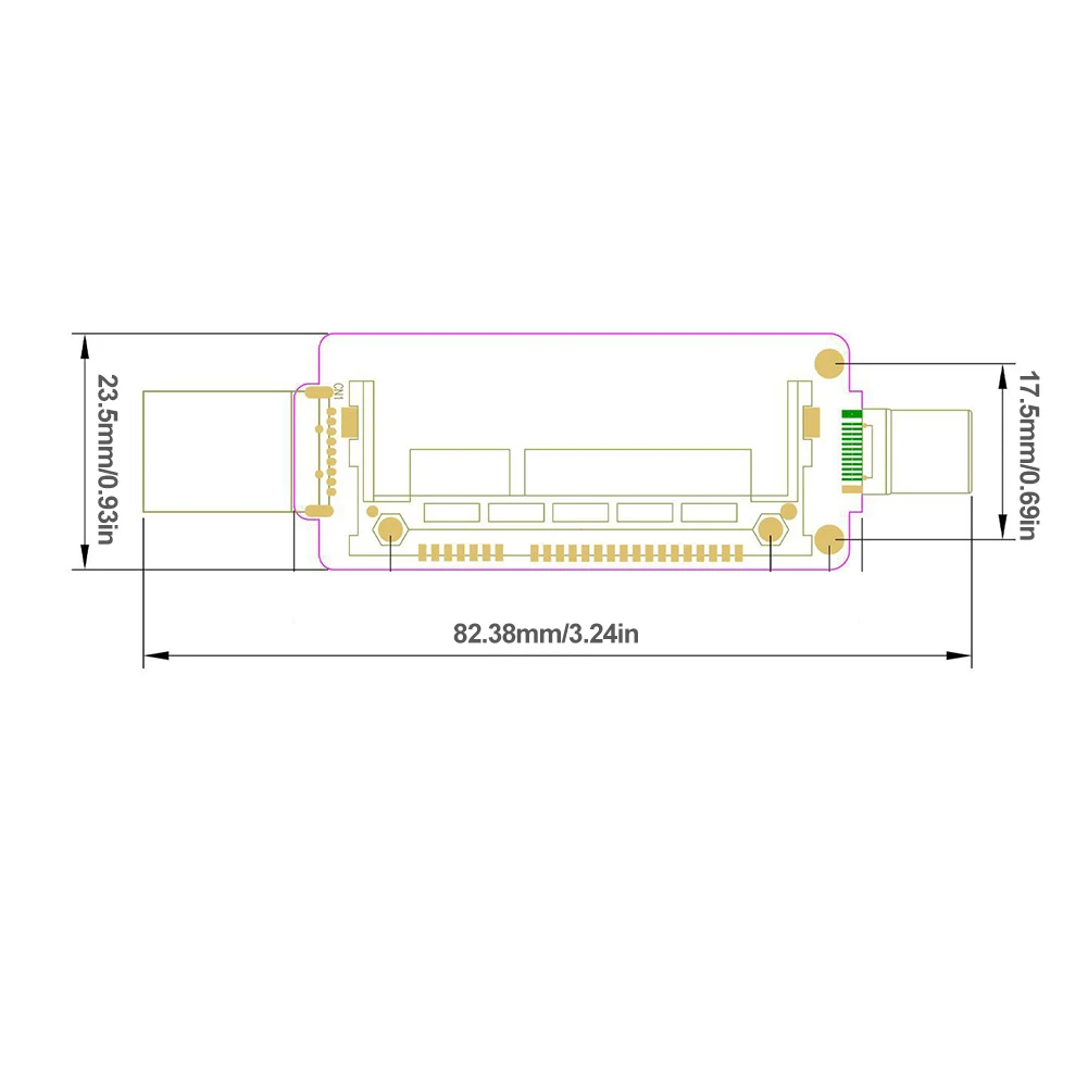 PH851 CFAST カードリーダー USB3.1 Type-C ポータブル CFast メモリカード 10Gbps サポート 2TB Macbook ラップトップ ノートブック PC 用