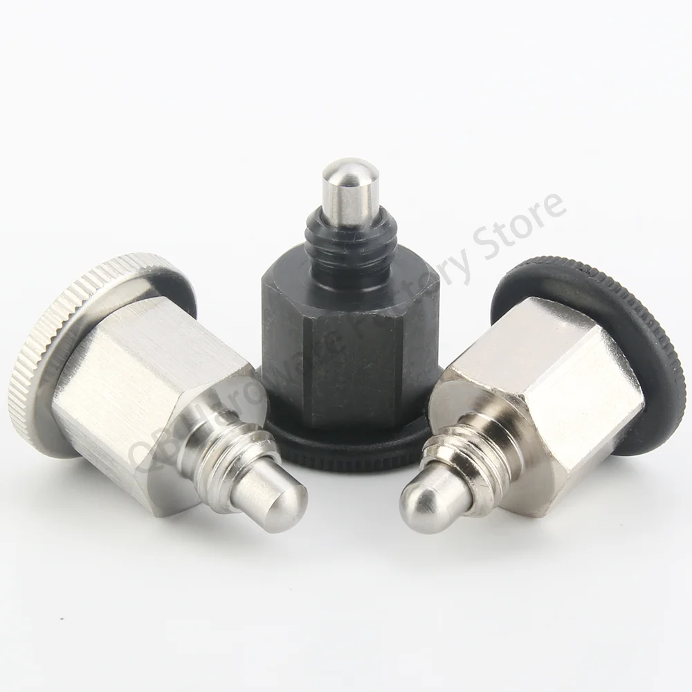High Quality QB213 M6/8/10 Carbon/Stainless Steel Return Type Mini Index Plunger Pins Locating Pins image 5