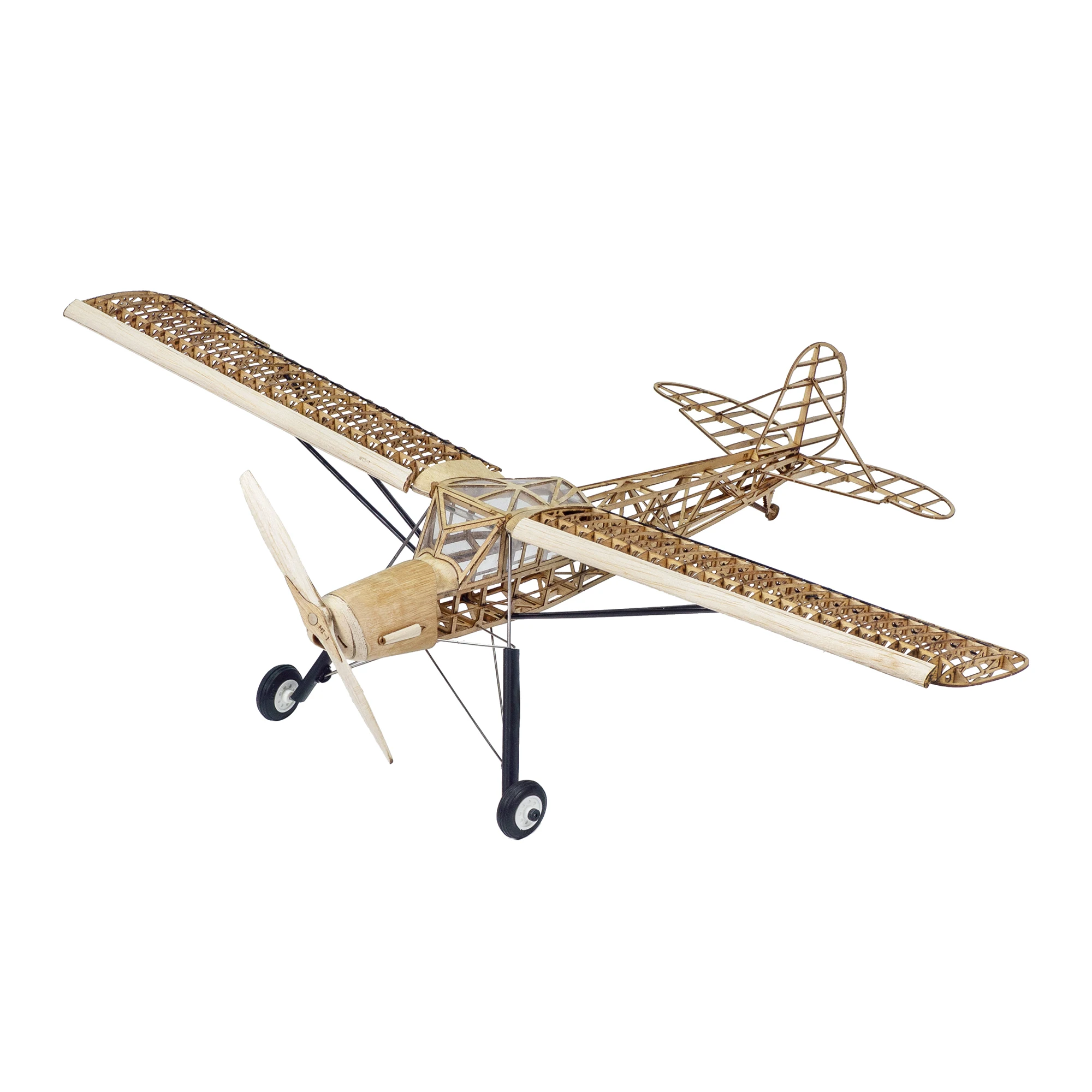 DW Hobby VS41 1:28 Fieseler Fi-156 Storch Balsa Wood Scale Model Kit Laser Cut Wooden Aircraft DIY Assembly Frame Airplane Model