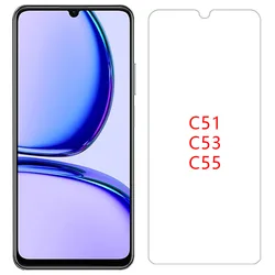 protective tempered glass for realme c51 c53 c55 screen protector on c 51 53 55 51c 53c 55c film glas realmi reame relme real me