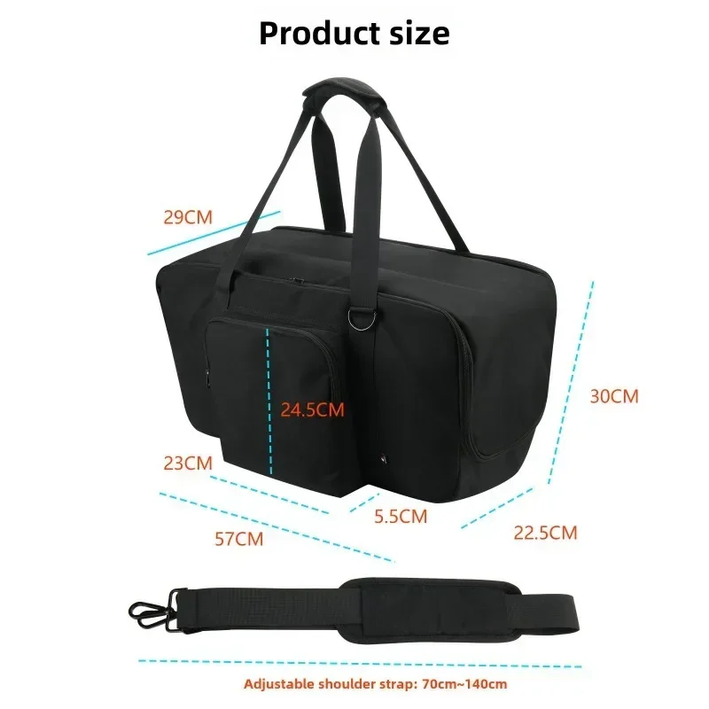 

Storage Bag with Shoulder Strap Protective Case Portable Speaker Carry Case for PartyBox Club 120 Portable Party Speaker