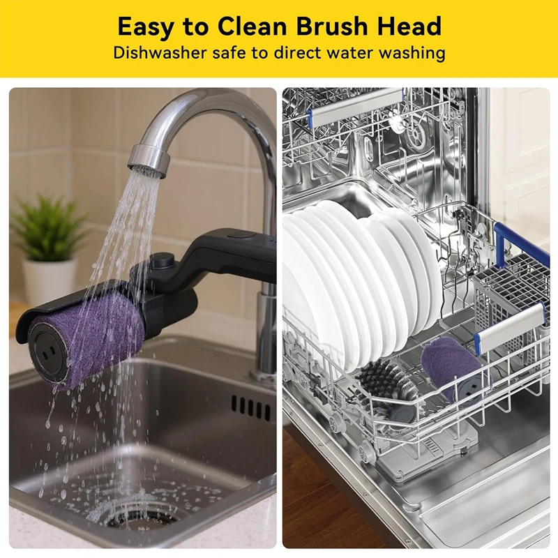 Electric Brush For Cleaning Grill Utensils For Kitchen BBQ Accessories Electric Brush For Barbecue Grill Brush Grill Accessories - Image 5