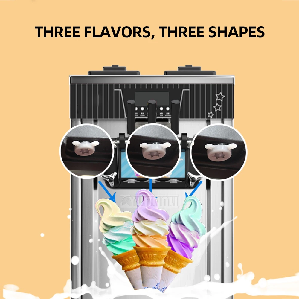 Macchina per granite ad alta efficienza Macchina per gelato estivo Desktop Dondurma Yapma Makinası