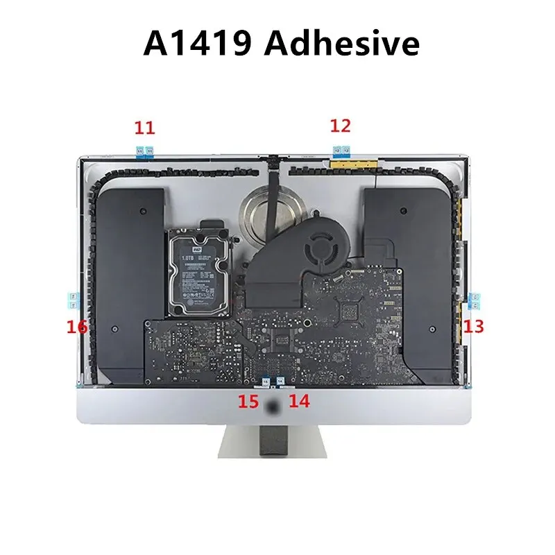 Bande Adhésive pour Écran LCD, Kit de Réparation d'Outils pour iMac A1419 A1418 21.5 "27" 2012-2017