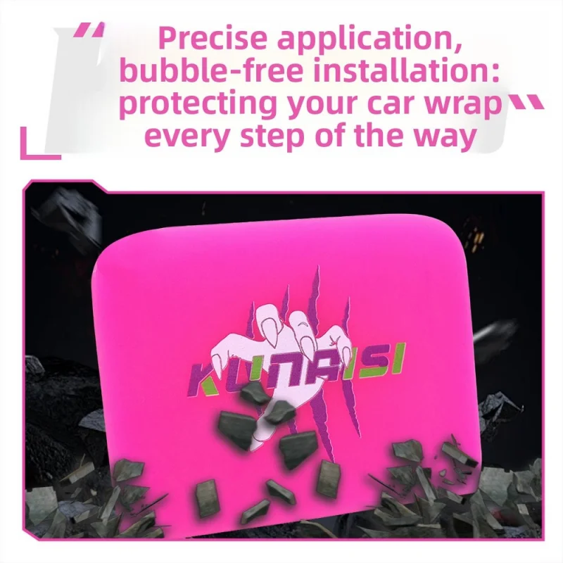 Car TPU Film Application Tool Double-edged Scraper All-ground Cowhide Scraper for Invisible Car Paint Protection Film