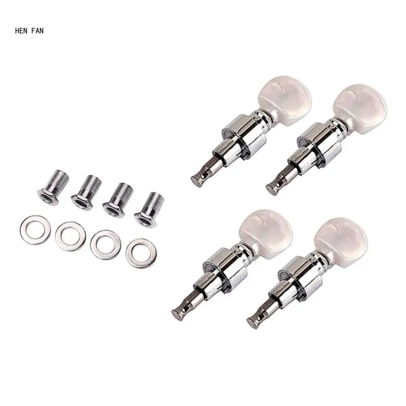 

4Pcs Banjo Replacement Parts Banjo Tuning Peg Tuner String Keys Banjo Tuning M89D