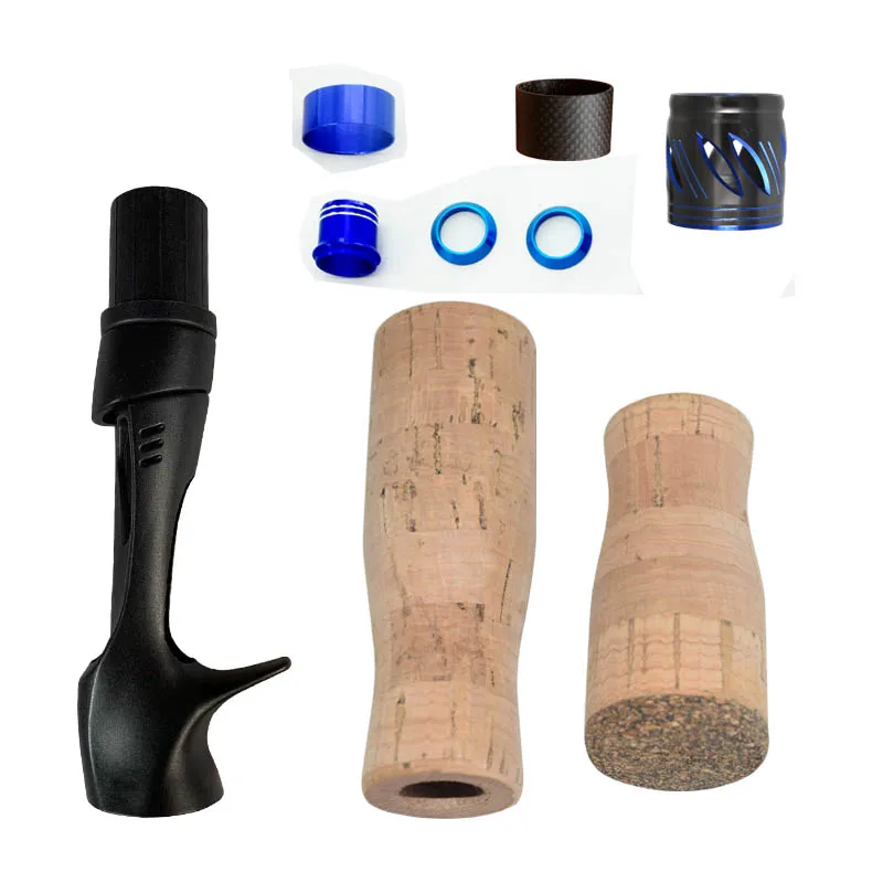 Casting Cork Wood EVA Handle Reel Seat And Winding Check For Building Fishing Rod Repair pole DIY Rod