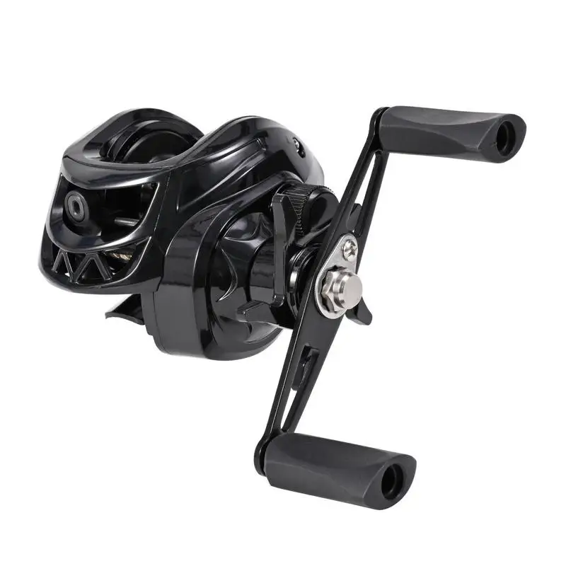 

Metal Fishing Reel Portable Black Fishing Reel Lightweight Fishing Accessories User Friendly Fishing Reel For Fishing Enthusiast