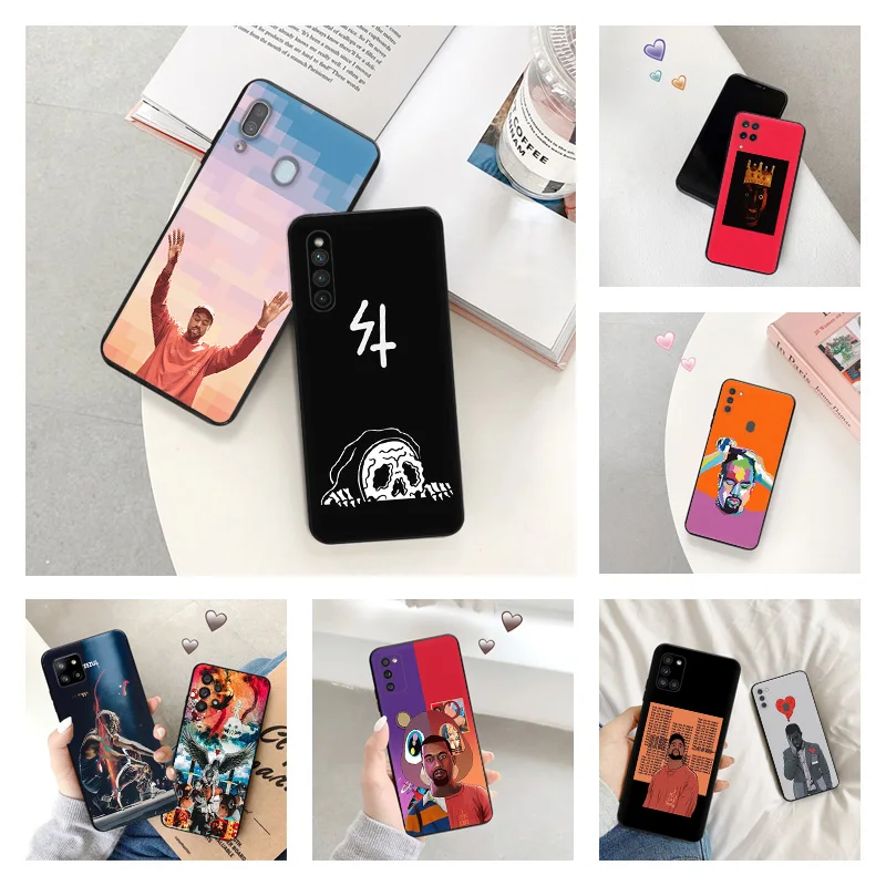 Phone Case for Samsung a24 a20e a21s a22 a23 a25 a11 a12 a13 a14 a15 4g a10 a30 Power Kanye Omari West Soft Black Silicone Cover