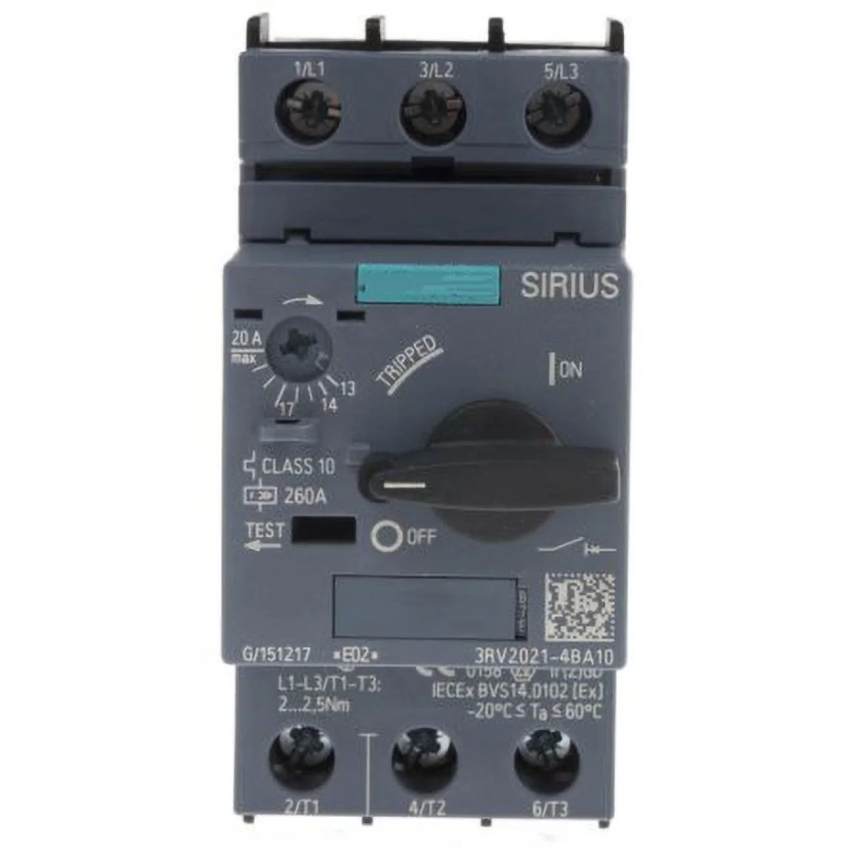 

3RV2021-4BA10 3RV20214BA10 Circuit breaker size S0 for motor protection